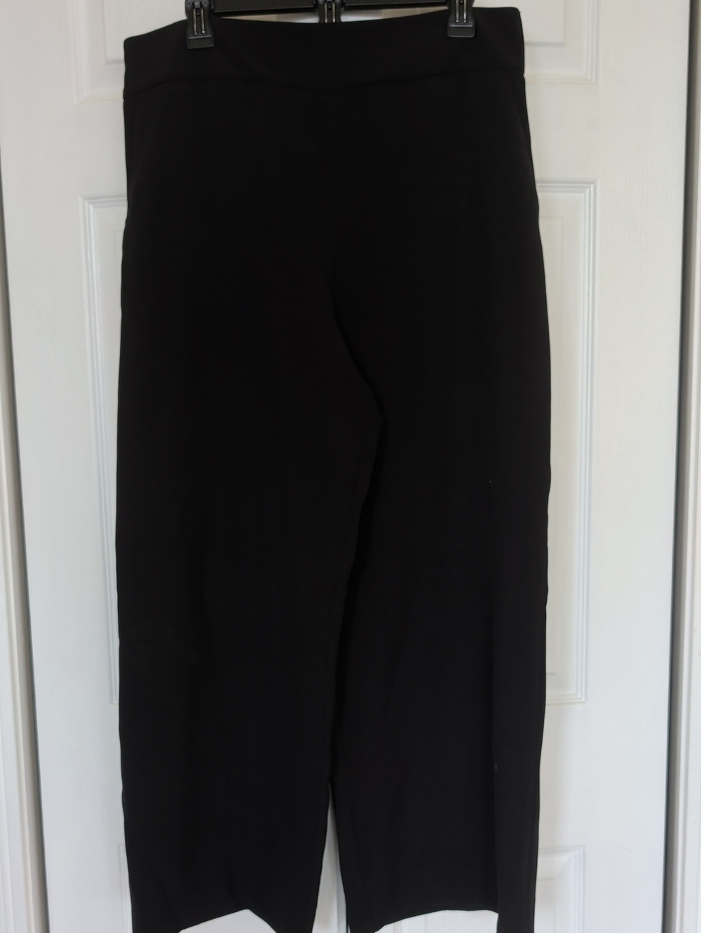 Nine West Black Wide-Leg Ponte Pants